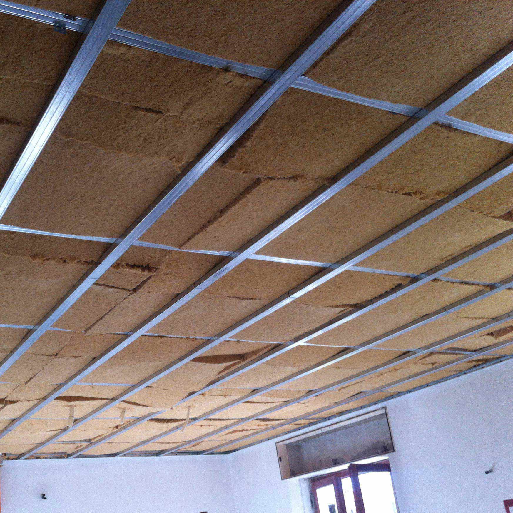 Flexible wood fiber FiberTherm Flex density 50kg/mc ceiling insulation